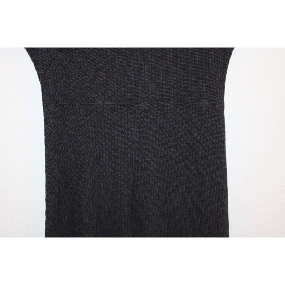 Everlane size large sweater knit charcoal gray midi dress - Picture 2 of 8